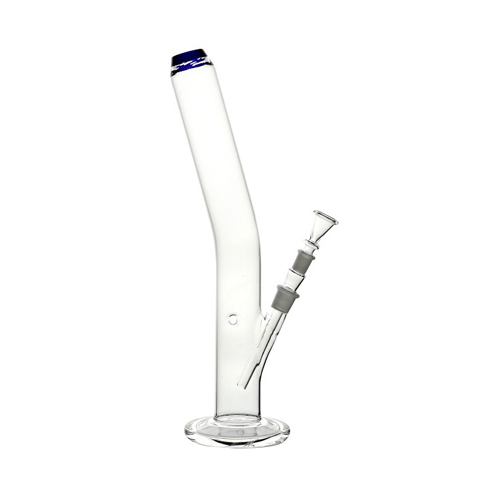 Glasbong mit Knick, 50mm Ø, 40cm