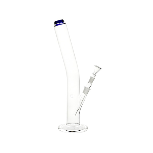 Glass Bong With Bend, 50mm Ø, 40cm