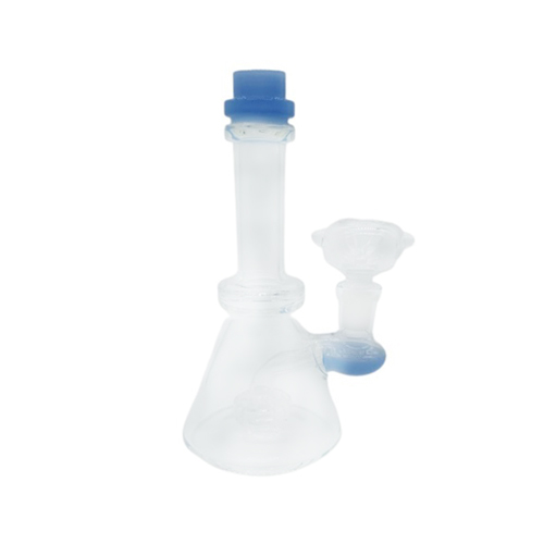 Glass Bong With Shower And Rings, 16 cm