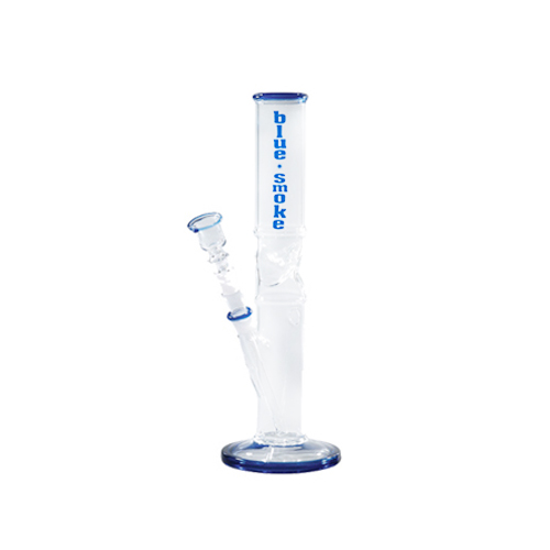 Glass Bong, 14.5 Mm, 33 Cm, Blue Smoke, Ice, 42 mm Ø