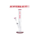 Glasbong, 14.5er, 33cm, Rot Smoke, Ice, 42mm Ø