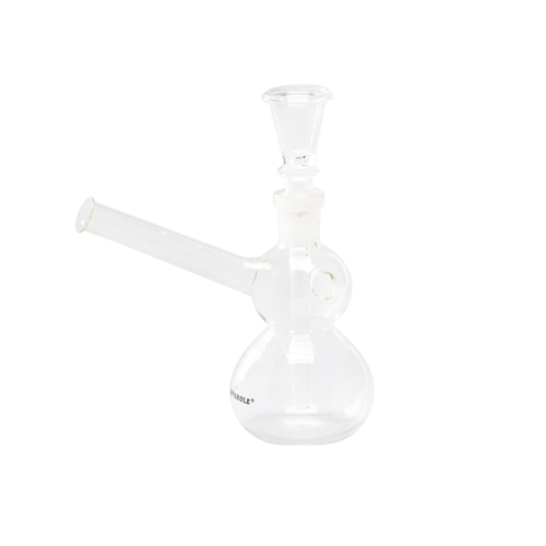 Glasbong, 2-kugelig, 16cm, 14.5er