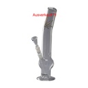 Glass Bong, 38 cm High, Curved, 18.8 mm Plug-in System