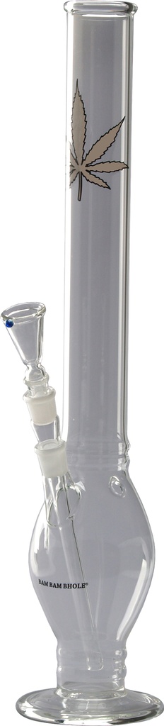 Glass Bong, 55 cm High, 50 mm Ø, 18.8 mm Plug-in System