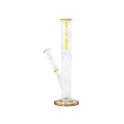 Glasbong-14.5er, 33cm, Yellow Smoke, Ice, 42mm Ø