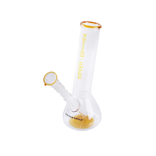 Glass Bong, 14.5 Cm, 24 Cm, Yellow Smoke