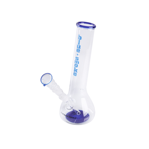 Glass Bong, 14.5 Cm, 24 Cm, Blue Smoke