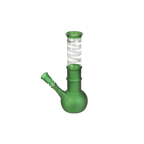 Glass Bong, 14.5 Cm, 24 Cm, Light Green, 42 mm Diameter