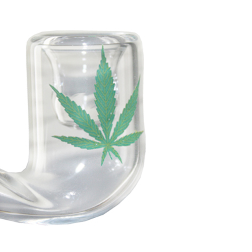 Glaspfeife Sherlock Pipe, 12cm