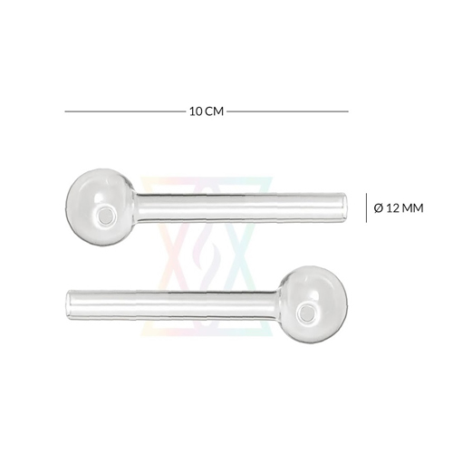 Glass Pipe, Oil Pipe Small, 10 cm