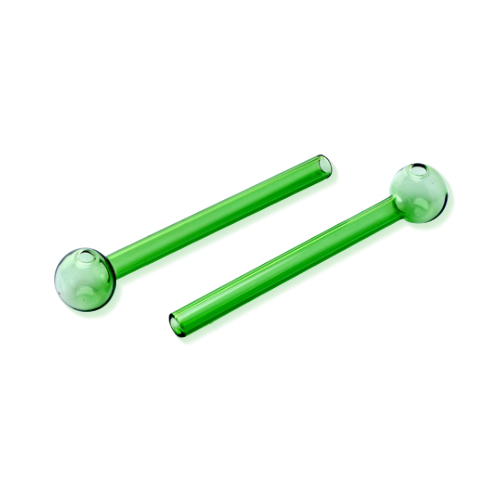 Glas Oil Pfeife Green, 15cm, 1 Stück