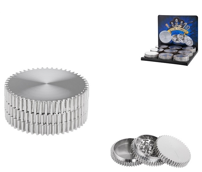 Grinder, Metall, 3 teilig, 55mmØ, 25mm hoch