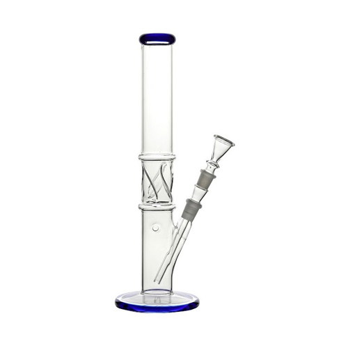 Green Water Pipe With Ice Cube Container, 35 cm