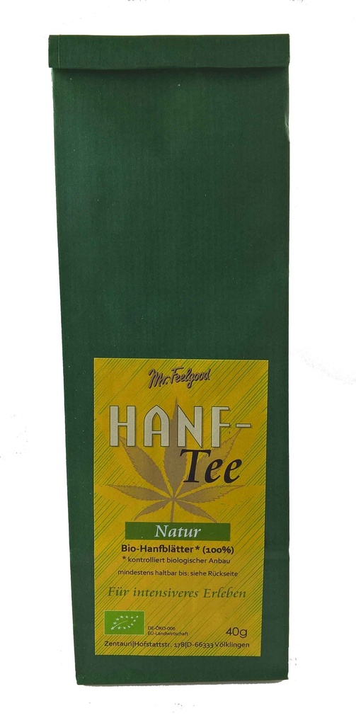 HANF Tea Natural, 40g, 7% VAT.