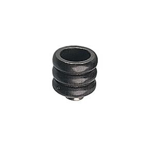 Wooden Head, Screw Head, Black, 15 mm Ø, 3 cm High