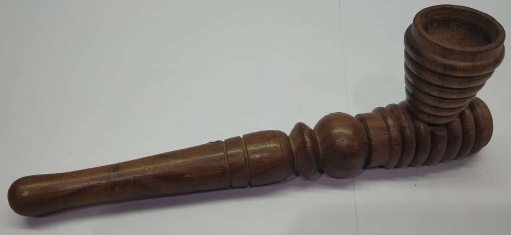 Wooden Pipe, approx. 13 Cm, Screw-on