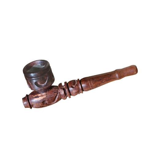 Holzpfeife, ca.10cm, braun, schraubbar