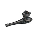 Wooden Pipe - Dark - 10 cm