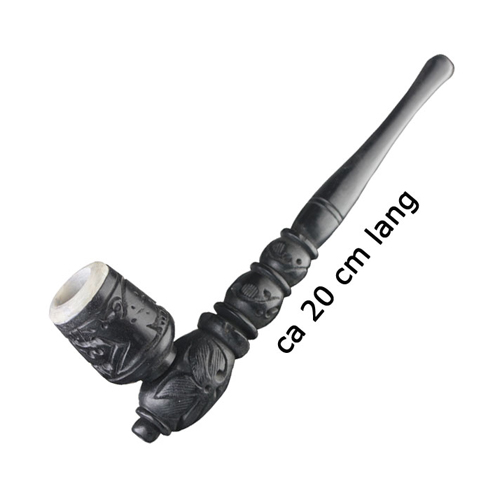 Holzpfeife-dunkel-Schraubk.-Specksteineinsatz-20cm