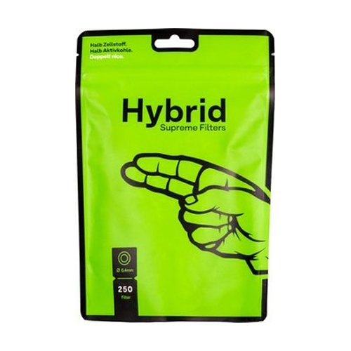 Hybrid Supreme Filters, 6.4 mm Diameter, 250 Pieces Per Bag