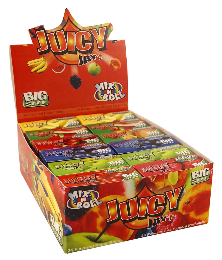 JUICY JAY'S MIX'N ROLL BOX/24 - ROLLS
