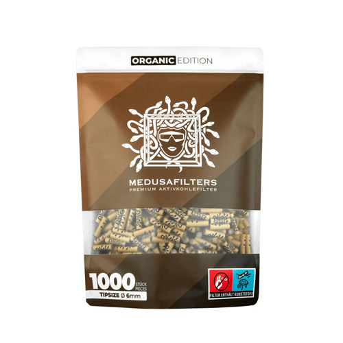 MEDUSA Aktivkohlefilter 1 x 1000er, 6mmØ ORGANIC