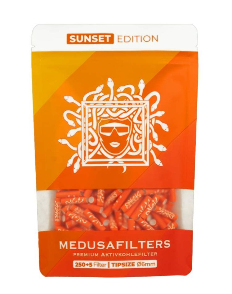 MEDUSA Activated Carbon Filter 1 X 250, 6 mm Diameter SUNSET