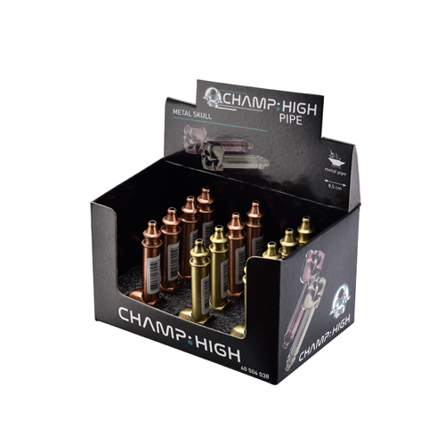 Metall Skull Pipe, 8.5 cm