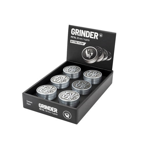 Metal Grinder, 420 LOVE, 50mmø, 4-piece, Sieve