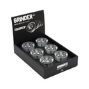 Metal Grinder, 420 UFO, 50mmø, 4-part, Sieve