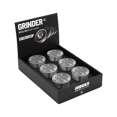 Metal Grinder, 420, 50mmø, 4-piece, Sieve
