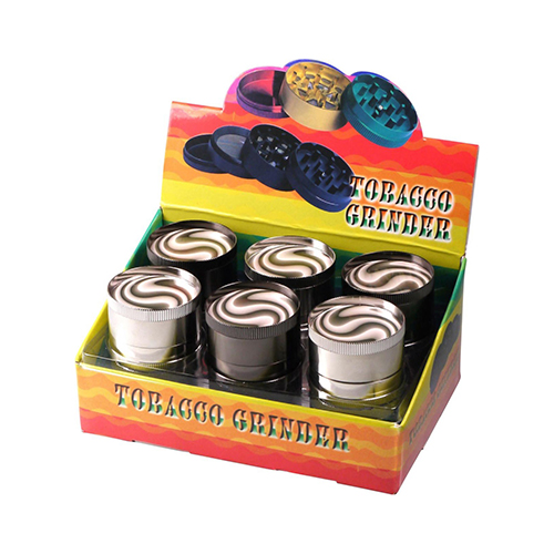 Metal Grinder, 50mmø, 4-piece, Trippy Spiral