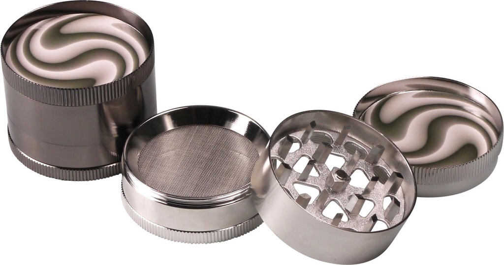 Metal Grinder, 50mmø, 4-piece, Trippy Spiral