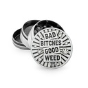 Metal Grinder, BAD BITCHES, 50mmø, 4-piece, Sieve