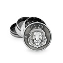 Metall Grinder, RASTA LION, 50mmØ, 4-teilig, Sieb