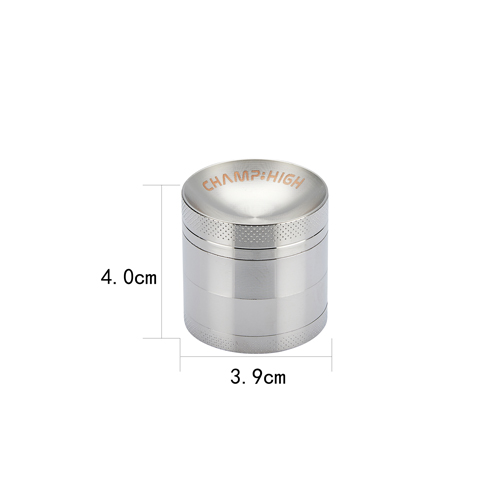 Metal Grinder, 40 mm Diameter, 4-piece, CURVED Mini