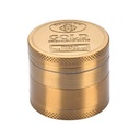 Metal Grinder, 40 mm Diameter, 4-piece, Gold