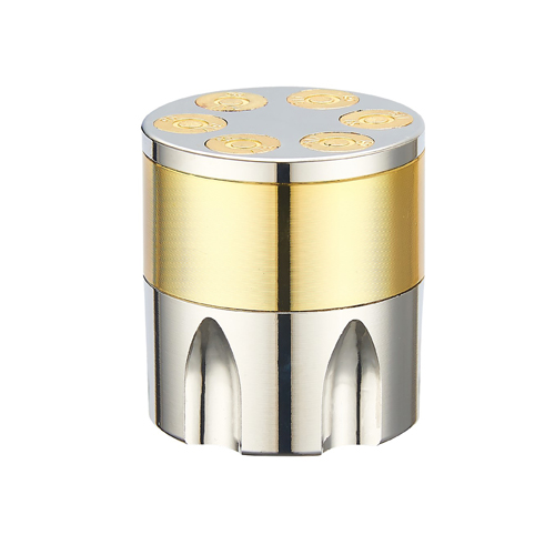 Metall-Grinder, 42mmØ, 3-teilig, Sieb, BULLET