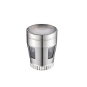 Metal Grinder, 50mmø, 4-piece, CURVED+WINDOW
