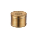 Metal Grinder, 50 mm Diameter, 4-piece, Gold