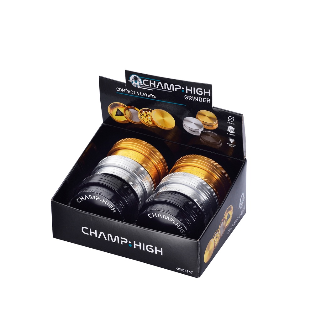 Metal Grinder, 63mmø, 4-piece, Compact