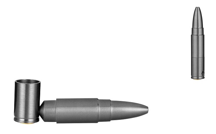 Metal Pipe, Matt Anthracite, Cartridge-shaped