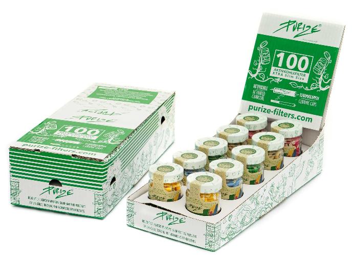 PURIZE Aktivkohlefilter 10x100er, 5.9mm Ø