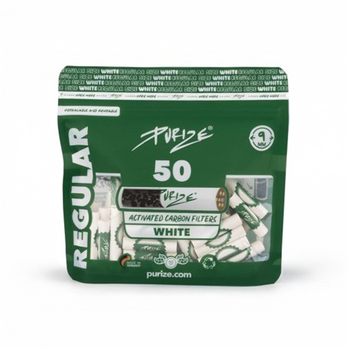 PURIZE Aktivkohlefilter 1x50er, 9mmØ Regular