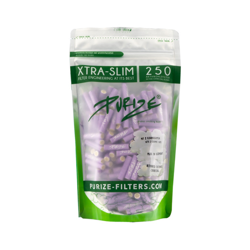 PURIZE Aktivkohlefilter LILA 1x250er, 5.9mmØ