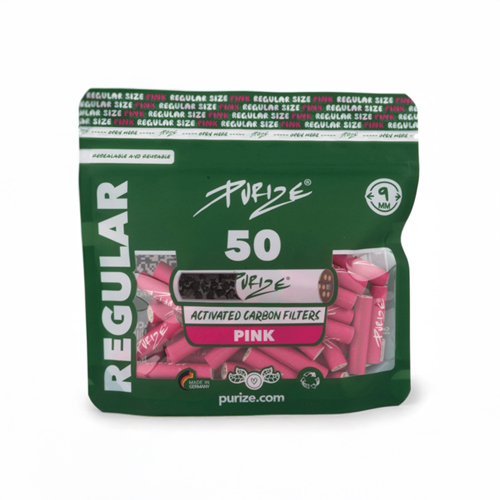 PURIZE Activated Carbon Filter PINK, 1x50, 9mmø Regular