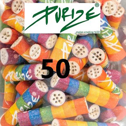 PURIZE Aktivkohlefilter Rainbow 1x50, 5.9mmØ XTRA