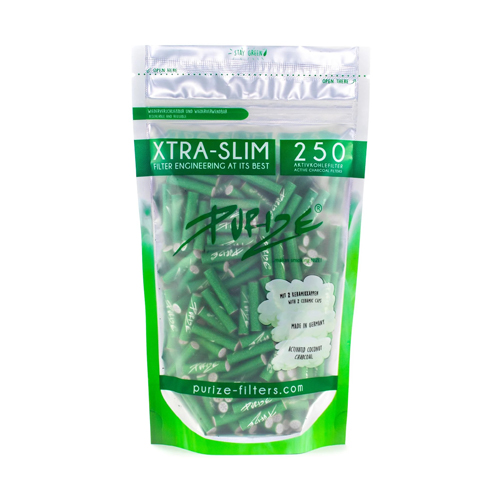 PURIZE Activated Carbon Filters Green 1x250, 5.9mmø, XTRA