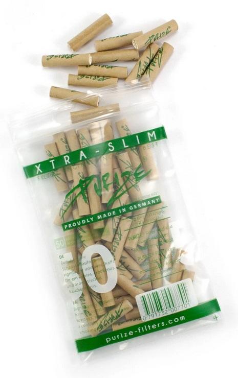 PURIZE Aktivkohlefilter organ. 1x50er, 5.9mmØ XTRA