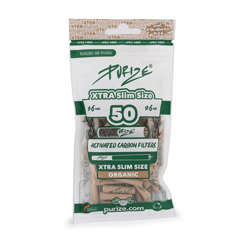 PURIZE Aktivkohlefilter organ. 1x50er, 5.9mmŘ XTRA